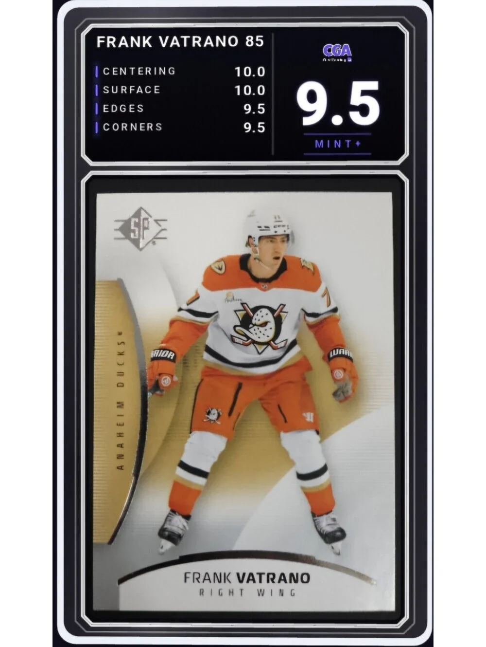 2025-26 SP Upper Deck #85 Frank Vatrano Anaheim Ducks - CGA 9.5 Digital Grade